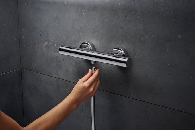 Hansgrohe Ecostat Fine - Thermostatische douchekraan, chroom 13323000