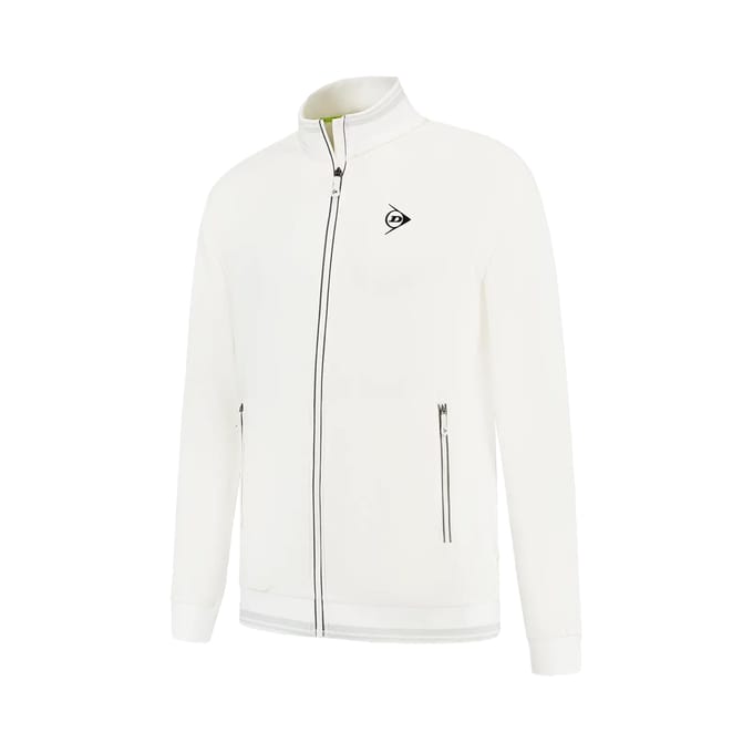Dunlop Club Knitted Trainingsjack Jongens-Wit