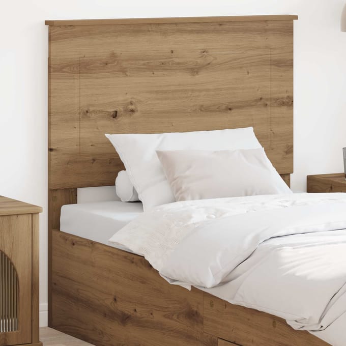 vidaXL - Hoofdbord - Artisan - Eik - Geconstrueerd - hout
