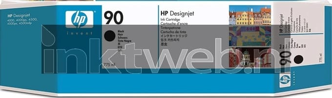 HP 90 3-pack zwart (Origineel)