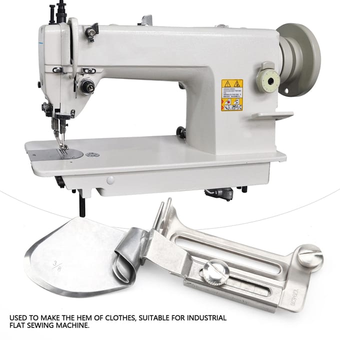 Industriële Vlakke Naaimachine Accessoire Overlock Binder Zoomer Binding Hulpstuk Map white