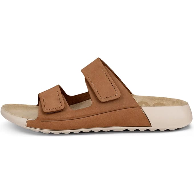 Nubuck Sandalen Met Twee Bandjes Dames Ecco Cozmo