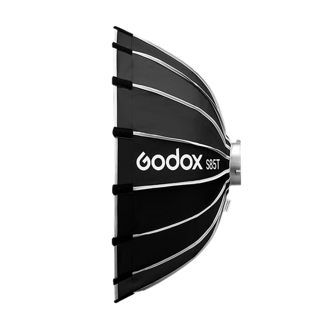 Godox S120T 120cm/47.2in Quick Release Paraplu Softbox Professionele Opvouwbare Softbox met Standaard 85cm zwart
