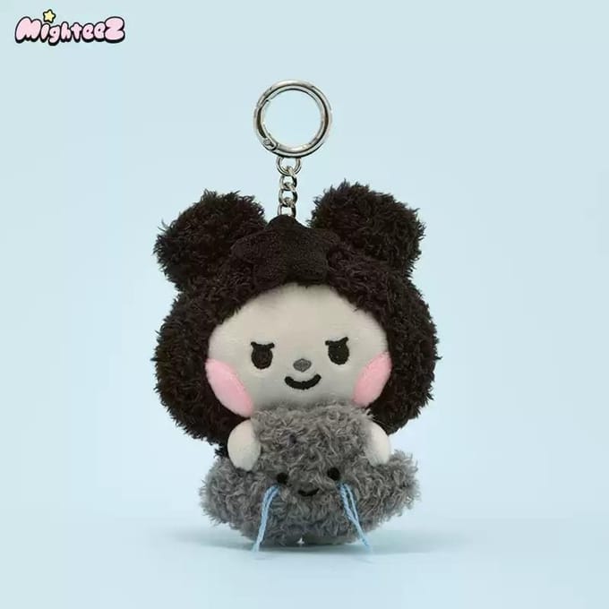 ATEEZ - [MIGHTEEZ WEATHER FAIRY] Pluche Sleutelhanger SEONGHWA black