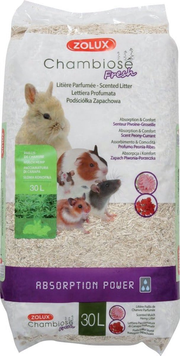 Natuurlijke Hamster Hooi en Bodembedekking met Bloemengeur 30 L