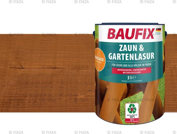 BAUFIX Schutting- en tuinbeits 5 liter (Douglas spar, zijdeglans)