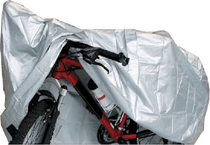 Rivel Mirage fietsbeschermhoes uni - regenhoes - polyester - zilver