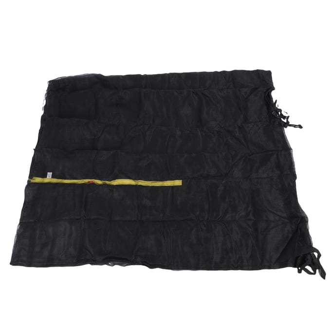 Trampoline Veiligheidsnet Trampoline Afsluitnet Vervanging voor 16ft Trampolines met 12 Palen black