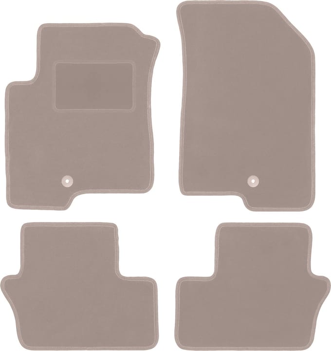 Beige velours vloermatten voor: Dodge Caliber hatchback (2006-2011)