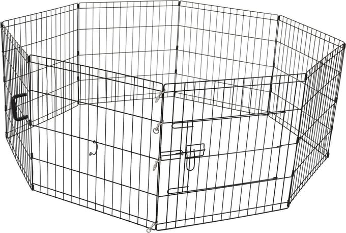 Adori Puppyren Zwart - Hondenbench - 61x76 cm