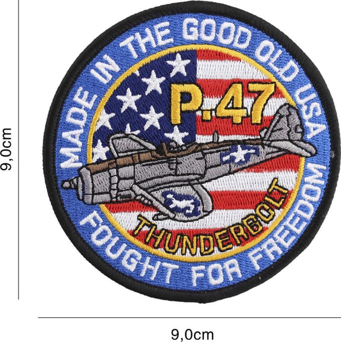 Embleem stof P-47 Thunderbolt