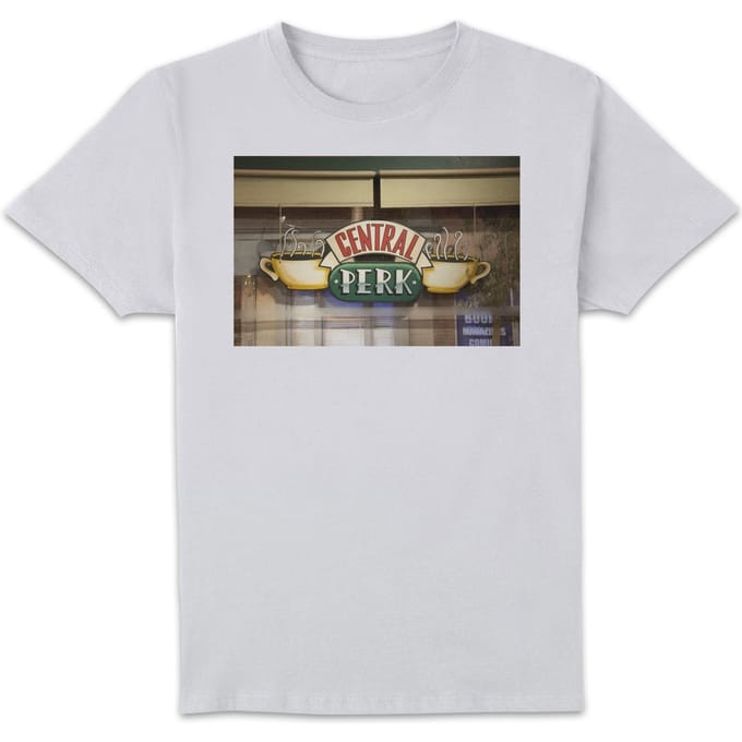 Friends Central Perk Coffee Sign t-shirt - Wit - 3XL