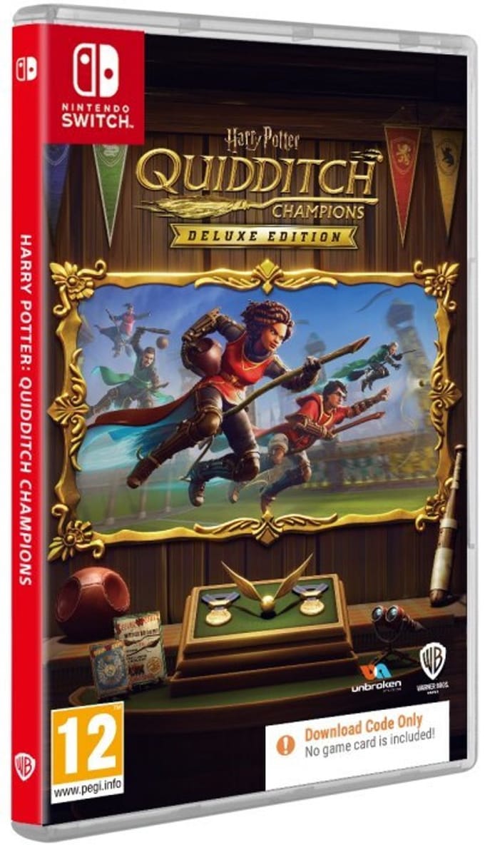 Harry Potter: Quidditch Champions (Deluxe Edition) - Code in a Box - Nintendo Switch - Sport