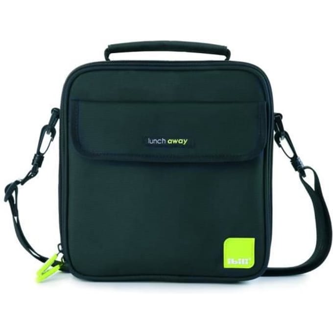 Casier à lunch - IBILI - 753450 - Noir - 22 x 22 x 12 cm - 2 pots verts noir