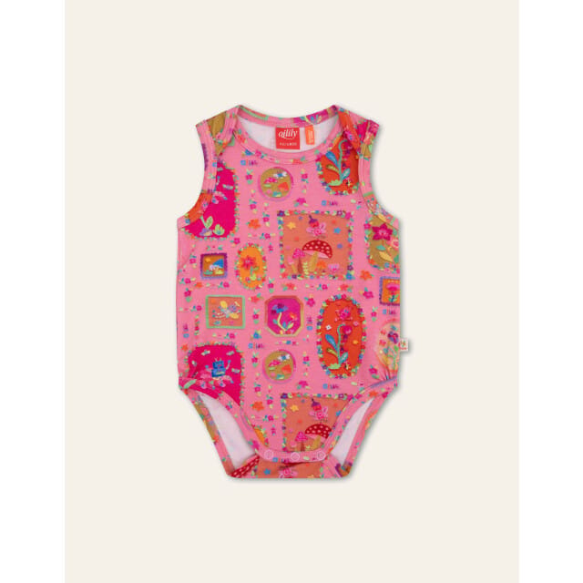 Oilily - Oodles romper - Roze - 56/3m