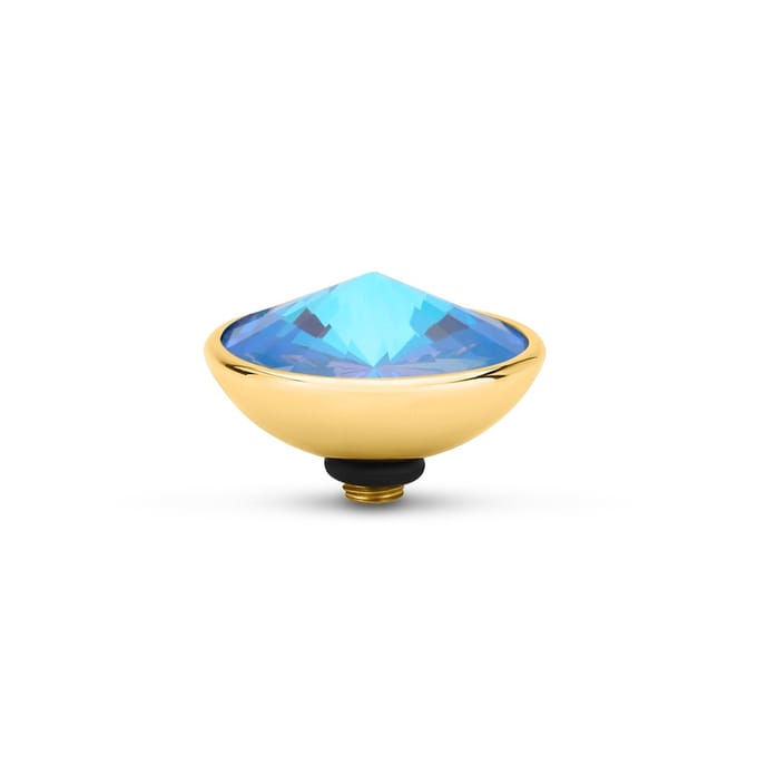 Melano Twisted Gradient Steentje Crystal Ocean Delite | Goud