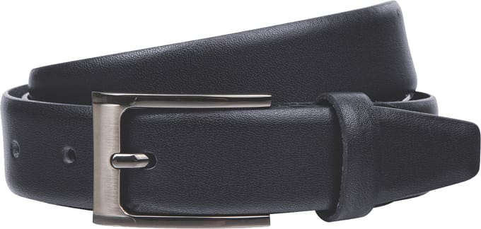 LINDENMANN leren heren riem - blauw