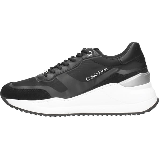 Calvin Klein - Internal Wedge Lace Up-nylon Mix Zwart 41