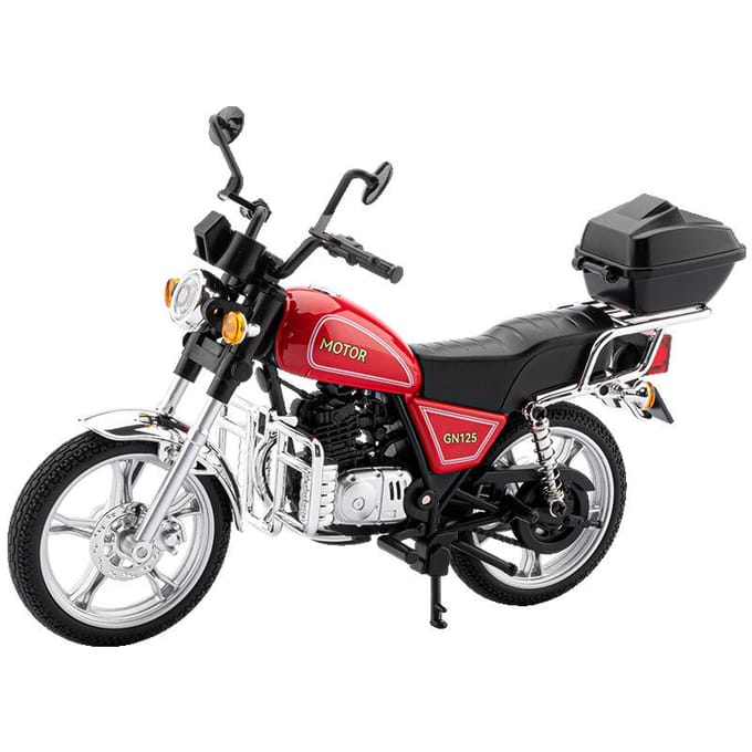 Simulation 1 à 12 Alliage Modèle de Moto Ornement Jouets Cadeau Une Goutte