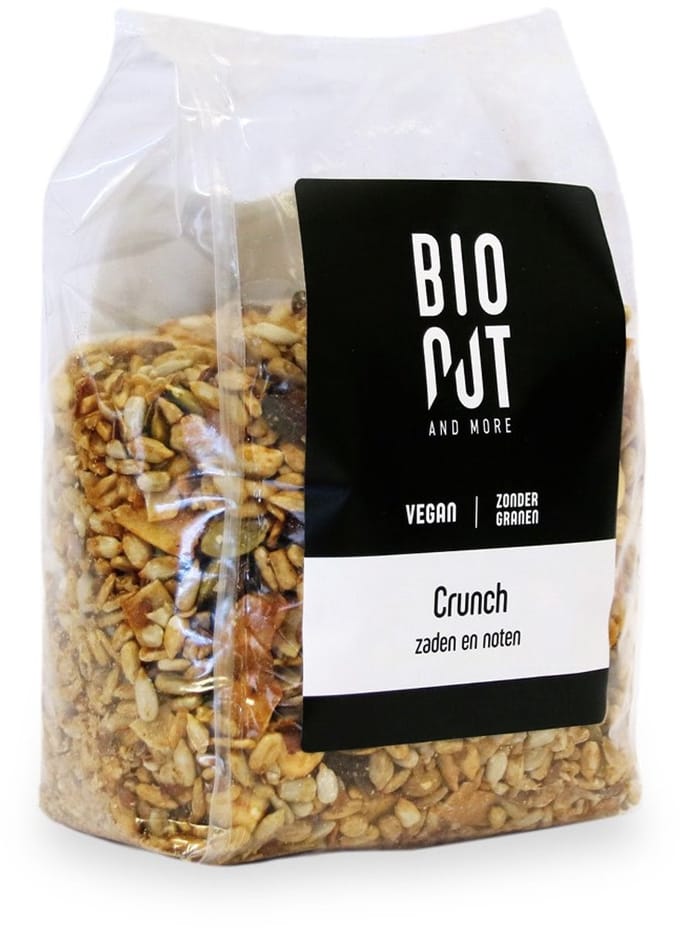 Bionut Crunch zaden & noten graanvrij bio 400 Gram