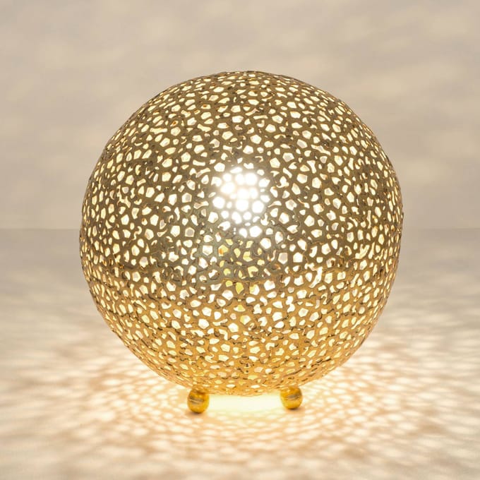 Holländer Tafellamp Lily Piccolo, Ø 33 cm, goud