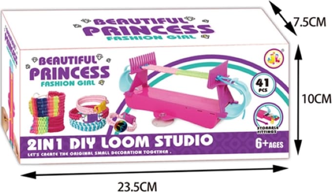 Creatieve DIY 2in1 geweven armband vlechtmachine