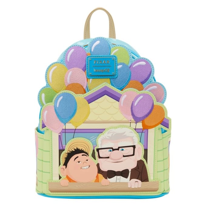 Loungefly Disney UP Carl & Russell Mini Rugzak – Ballonnen Design – Pixar UP – Disney Backpack