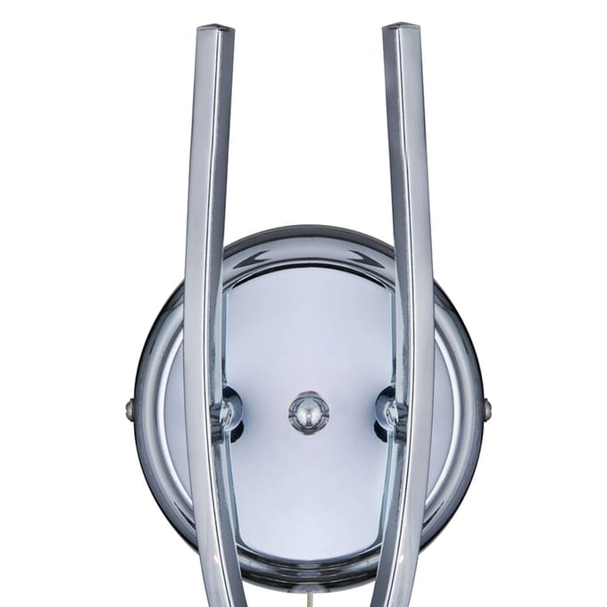 Searchlight Chroomkleurige wandlamp Ascona, 2 lichtbr.