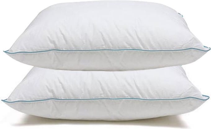 Noblesse Pearl Plus Hoofdkussen Set (2 Stuks) - 60x70 cm - Wit
