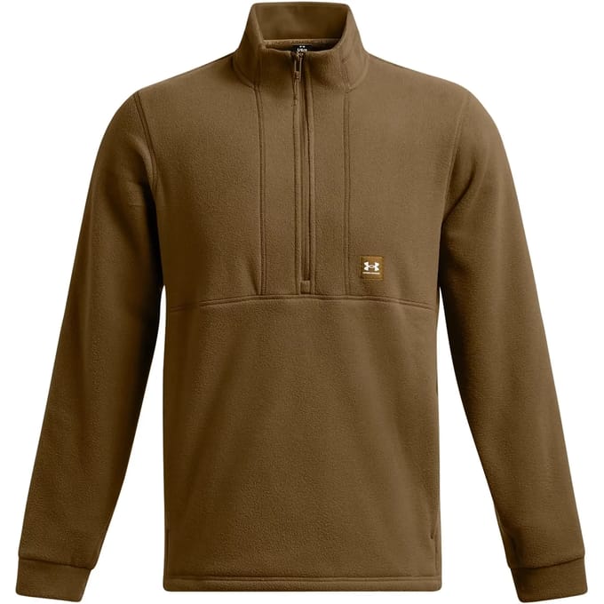 Under Armour Expanse Fleece Halfzip-Brn Size : SM