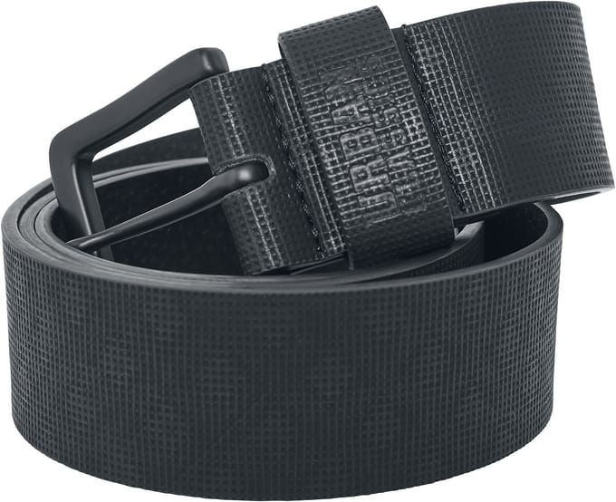 Urban Classics Fake Leather Unisex Riem - zwart - M