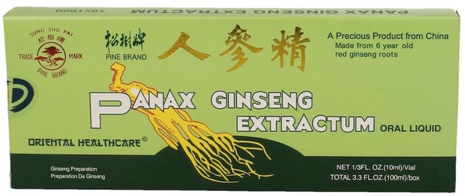 Panax Ginseng Ginseng extract 10 x 10ml 100 Milliliter