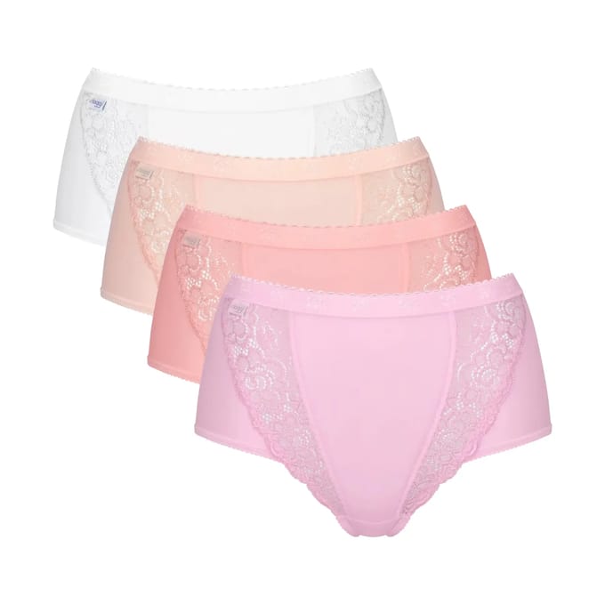 Damesslipjes Sloggi Chic Maxi (x4)