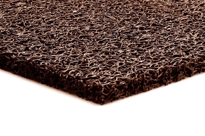 GJ Floors - Schoonloopmat spaghetti Elite | Bruin - Breedte: 1,20 meter - Dikte: 15 mm - Materiaal: Polymeren