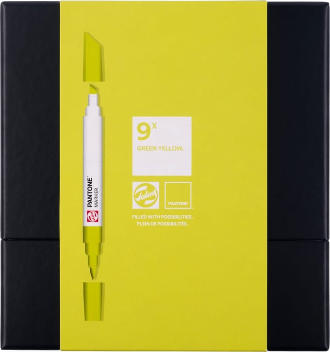 Talens | Pantone marker set 9x Green Yellow