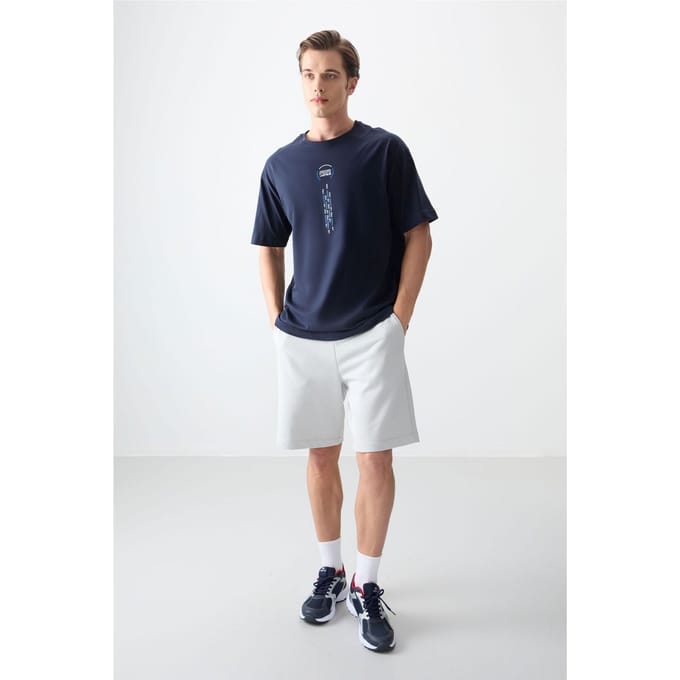 Oversized Katoenen Crew Neck T-Shirt