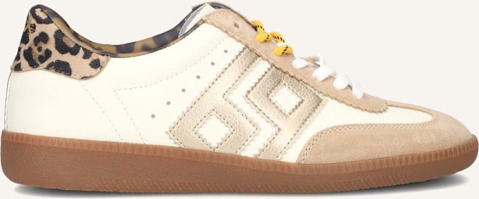 MRP Bomber Sneakers Dames - Leren Sneaker - Beige - Maat 42