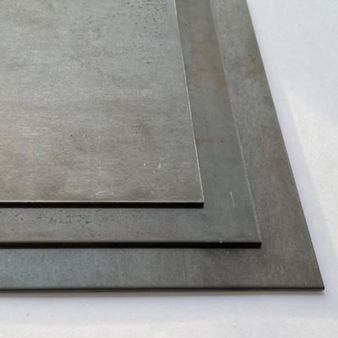 Staal vlakke plaat - 4mm, 500x200mm