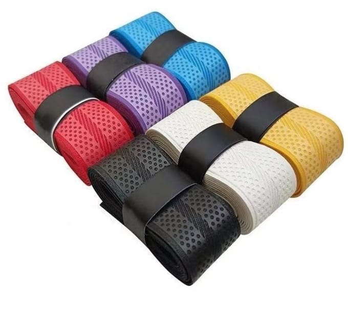 EXCITAT Griptape - Badmintonracket Griptape - Antisliptape - Voor badminton-, squash- en tennisrackets - 6 stuks