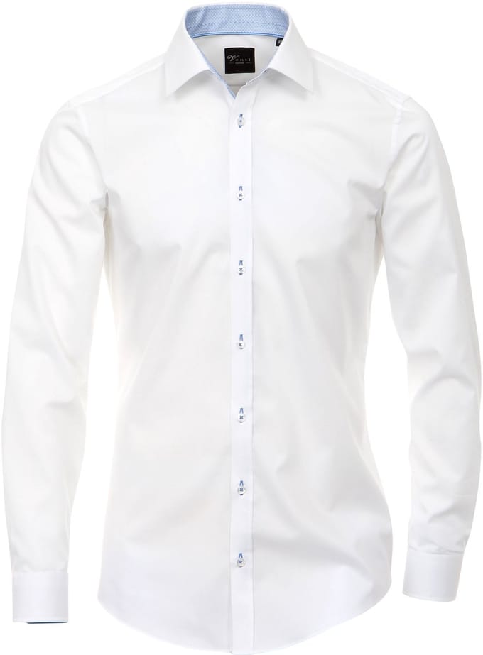 Chemise Venti Blanche ☆ Cintrée (Body Fit) avec manches extra-longues 72cm T44