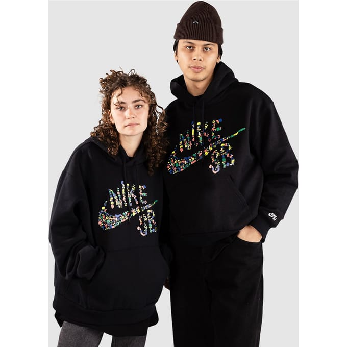 Nike SB Fleece Pull-Over Skate Hoodie zwart
