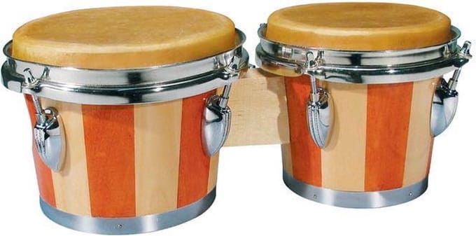 Bongo - Hayman BG-402-NT - 6,5+7,5 inch - Hardhout - Natuurvel - Naturel