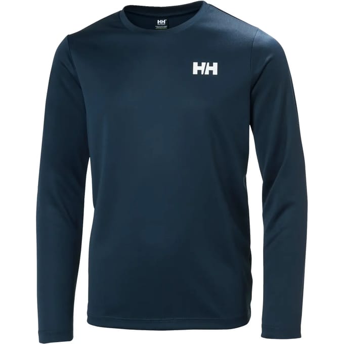 Helly Hansen Tech Jr Lange Mouwen Basislaag Blauw 14 Years Jongen