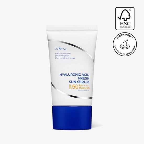 [ISNTREE] Hyaluronic Acid Fresh Sun Serum SPF 50+ PA++++ 50ml white