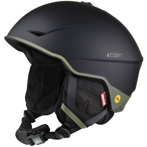 Cairn Skihelm Rise MIPS® Mat Black Khaki-54/56
