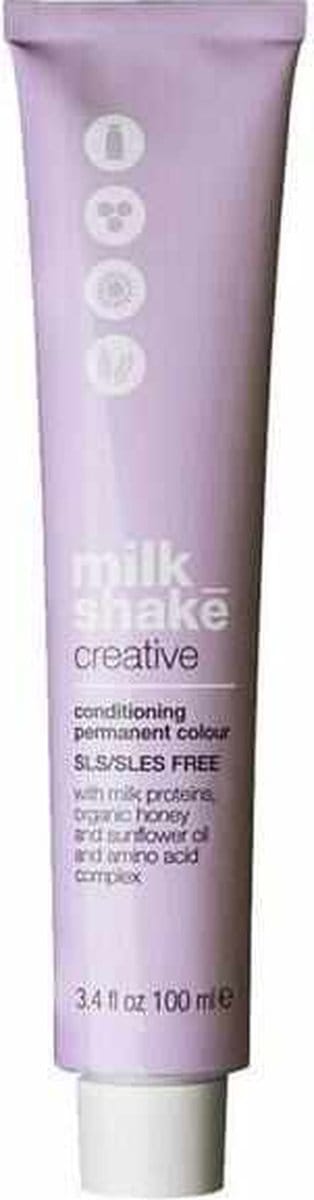 Vopsea Permanenta Milk Shake Creative 10.110a, Blond Deschis Platinat Cenusiu, 100ml