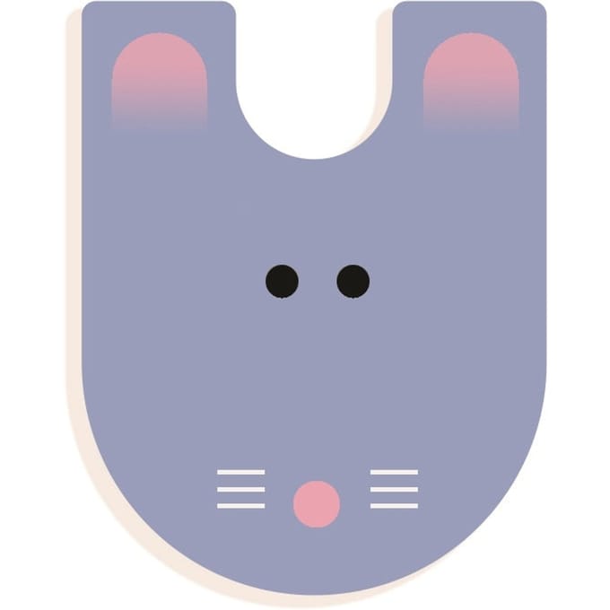 DJECO houten letter designed animal U