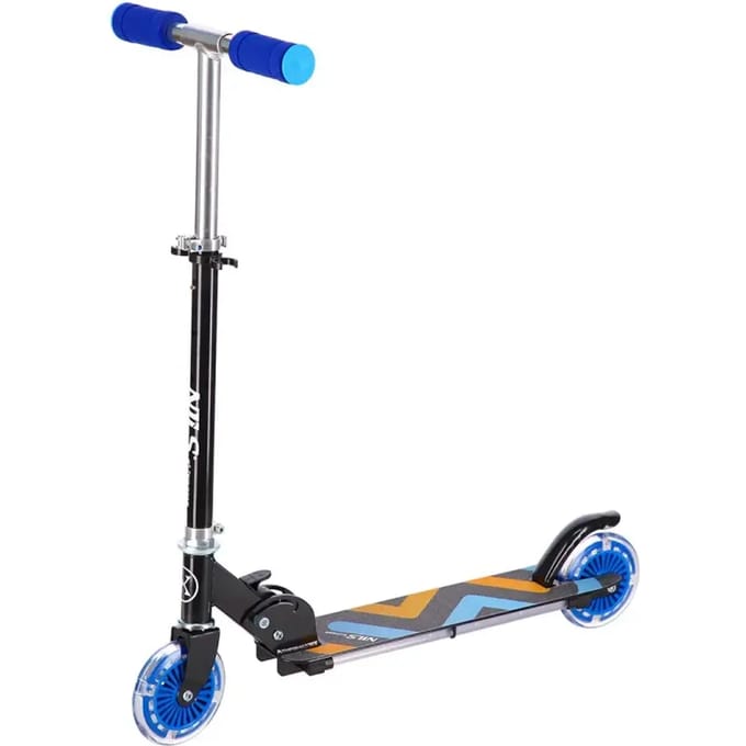 Nils Extreme HD025 - Kinderstep - LED Wielen - Blauwe Kleur - Verstelbare Hoogte