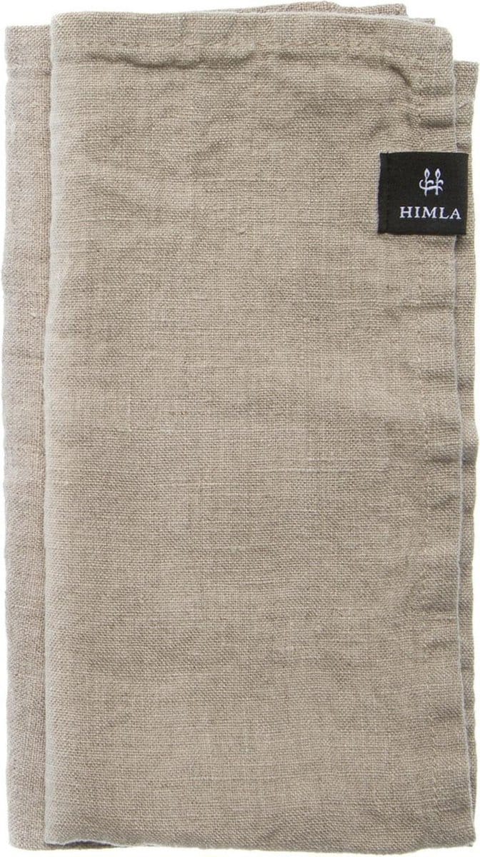 Himla Sunshine Linnen servet - 4 stuks - Natural