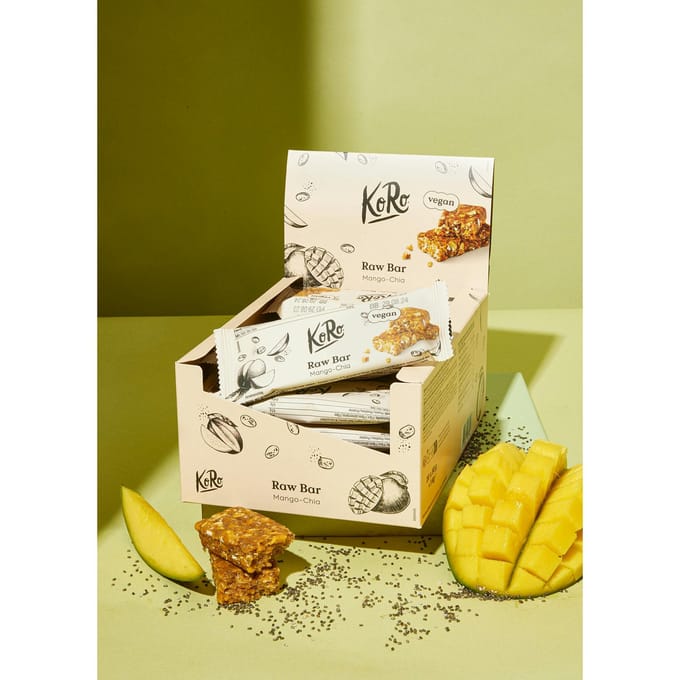 Raw bar mango-chia 20 x 50 g